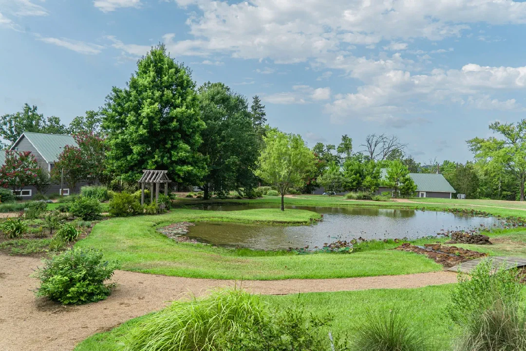 Our East Texas campus pond